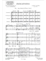 Aux Bords Du Fleuve Sacré Op. 15-3. Choeur - ROUSSEL - Partition